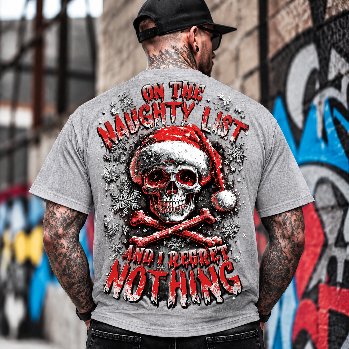 Naughty List Skull Christmas
