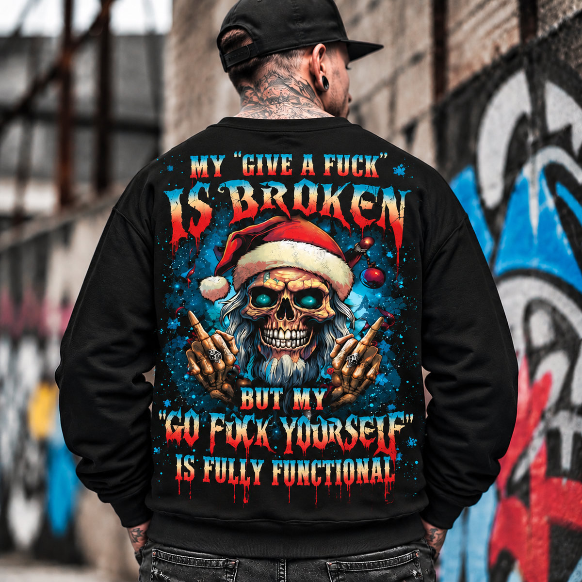 MY GIVE A F*CK IS BROKEN — DARK CHRISTMAS EDITION