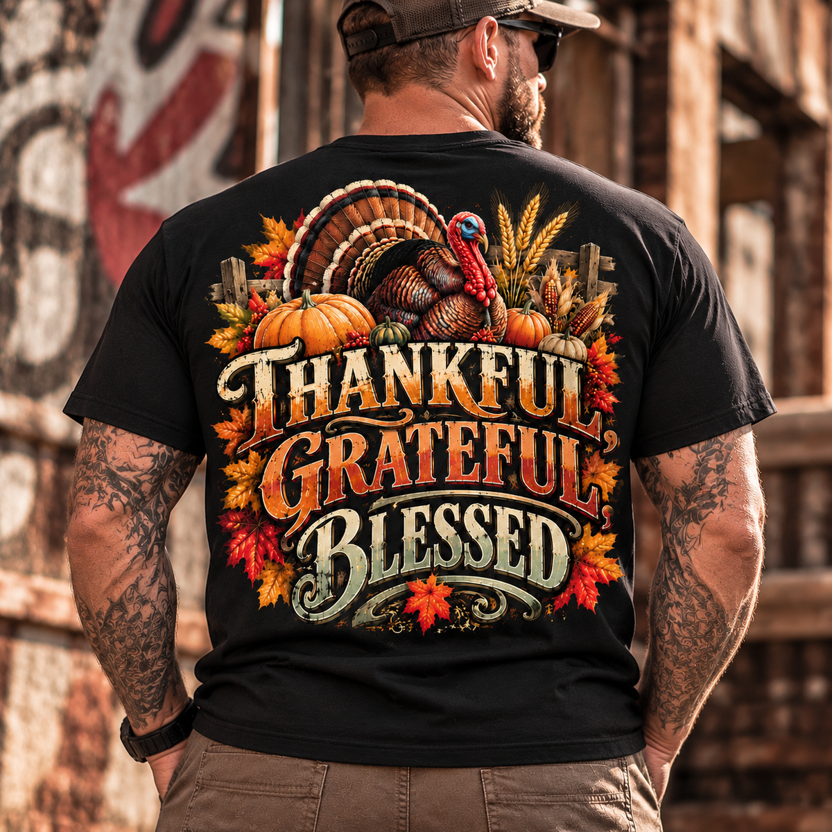 Vintage Thanksgiving Graphic Apparel