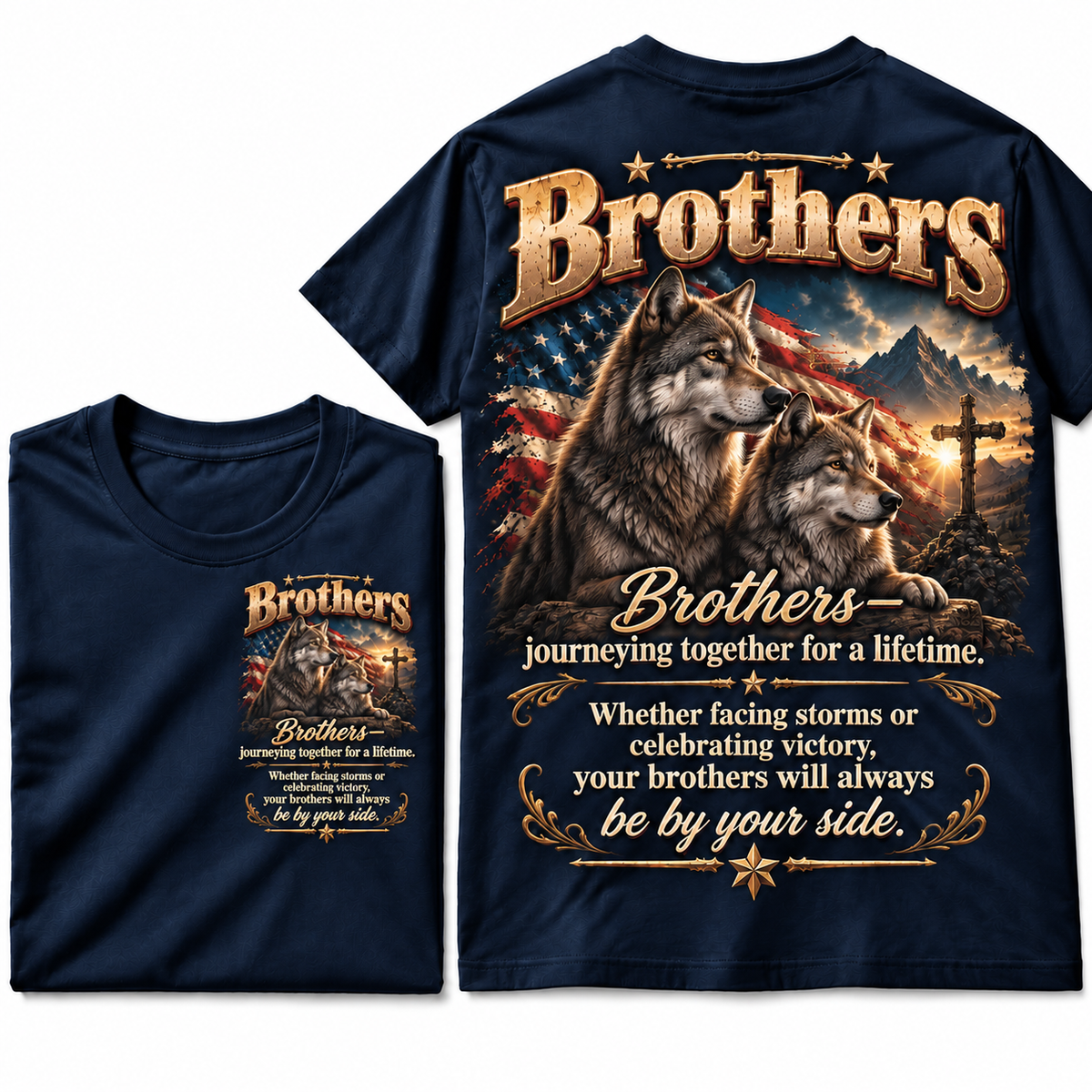 Brotherhood Wolf Graphic Tee