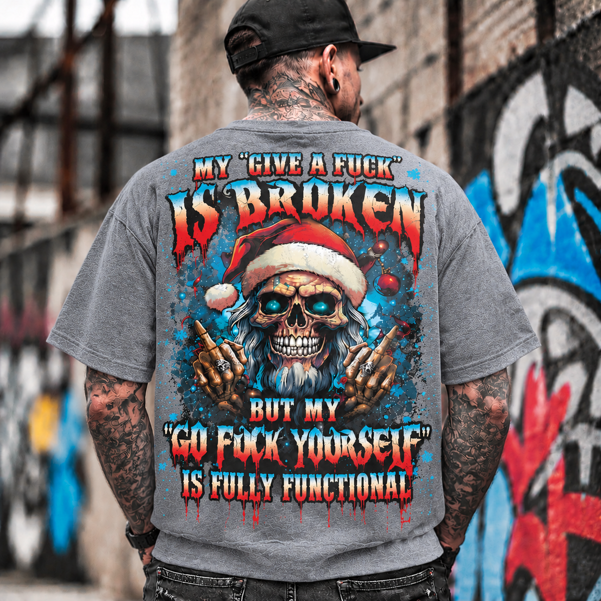 MY GIVE A F*CK IS BROKEN — DARK CHRISTMAS EDITION