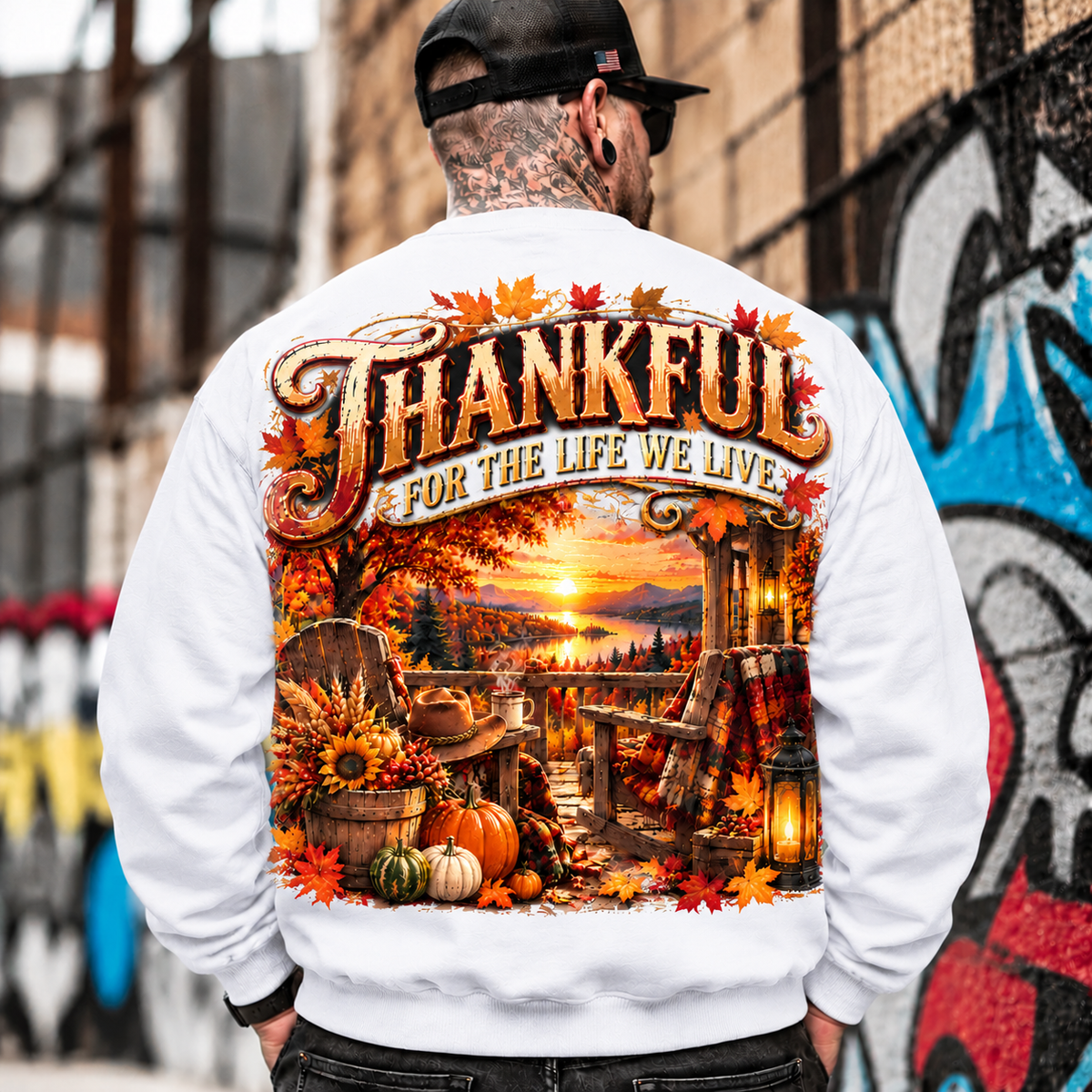 Thankful for the Life We Live Tee