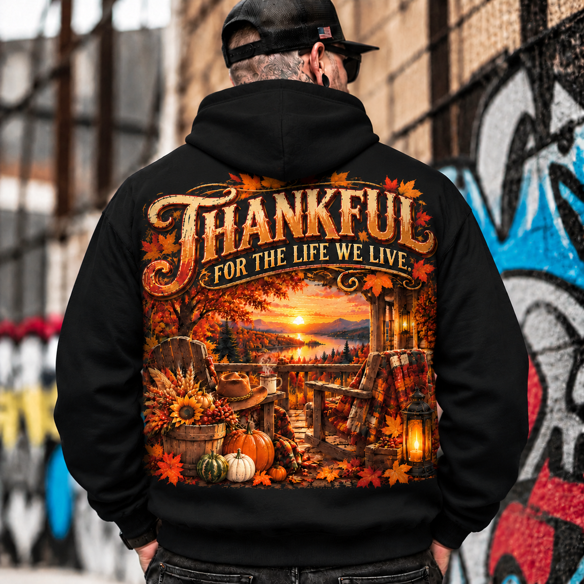 Thankful for the Life We Live Tee