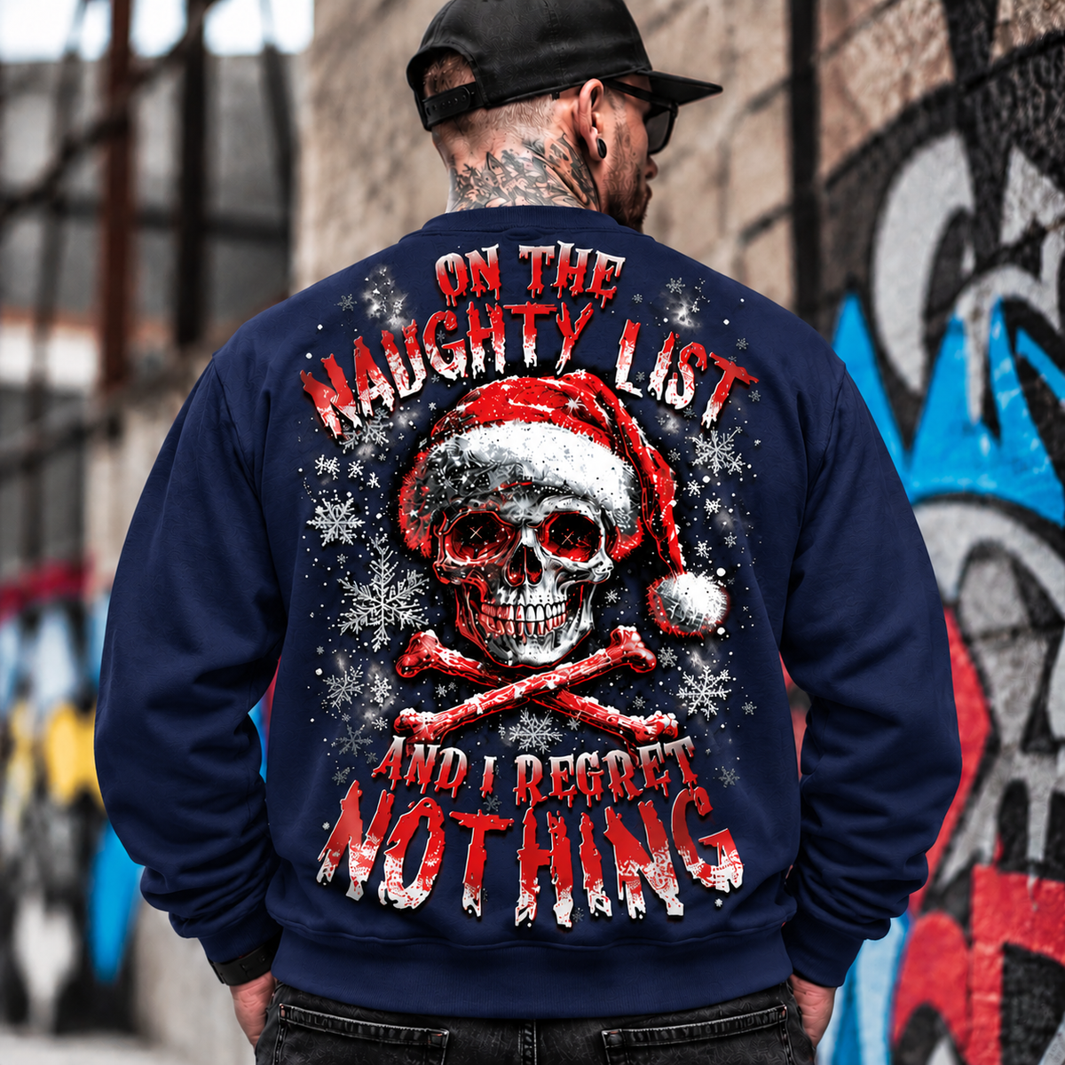 Naughty List Skull Christmas