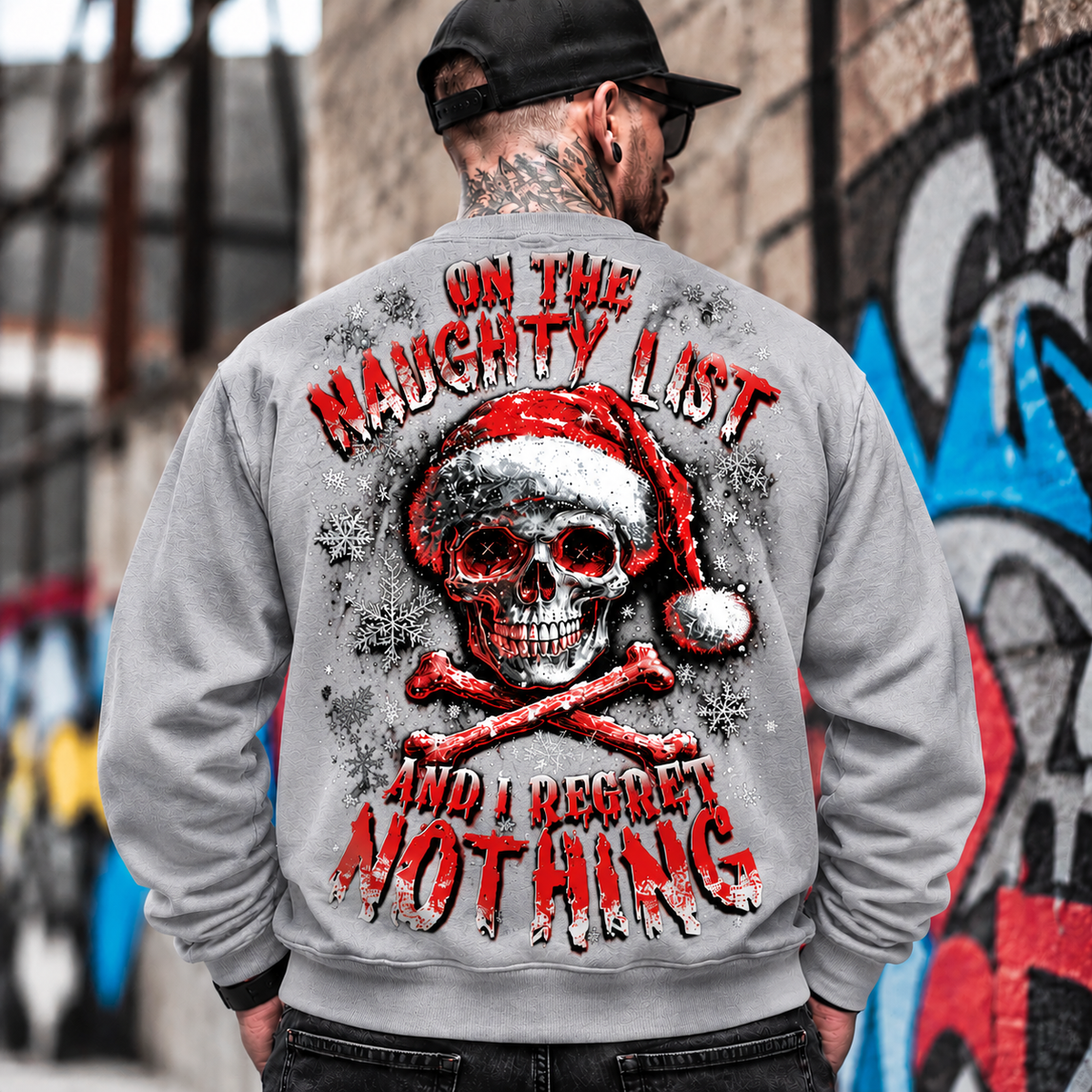 Naughty List Skull Christmas
