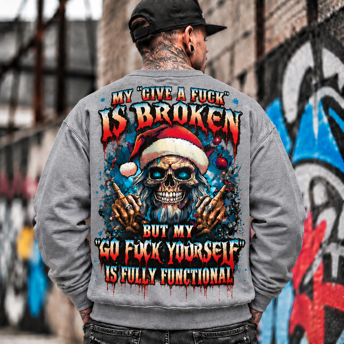 MY GIVE A F*CK IS BROKEN — DARK CHRISTMAS EDITION