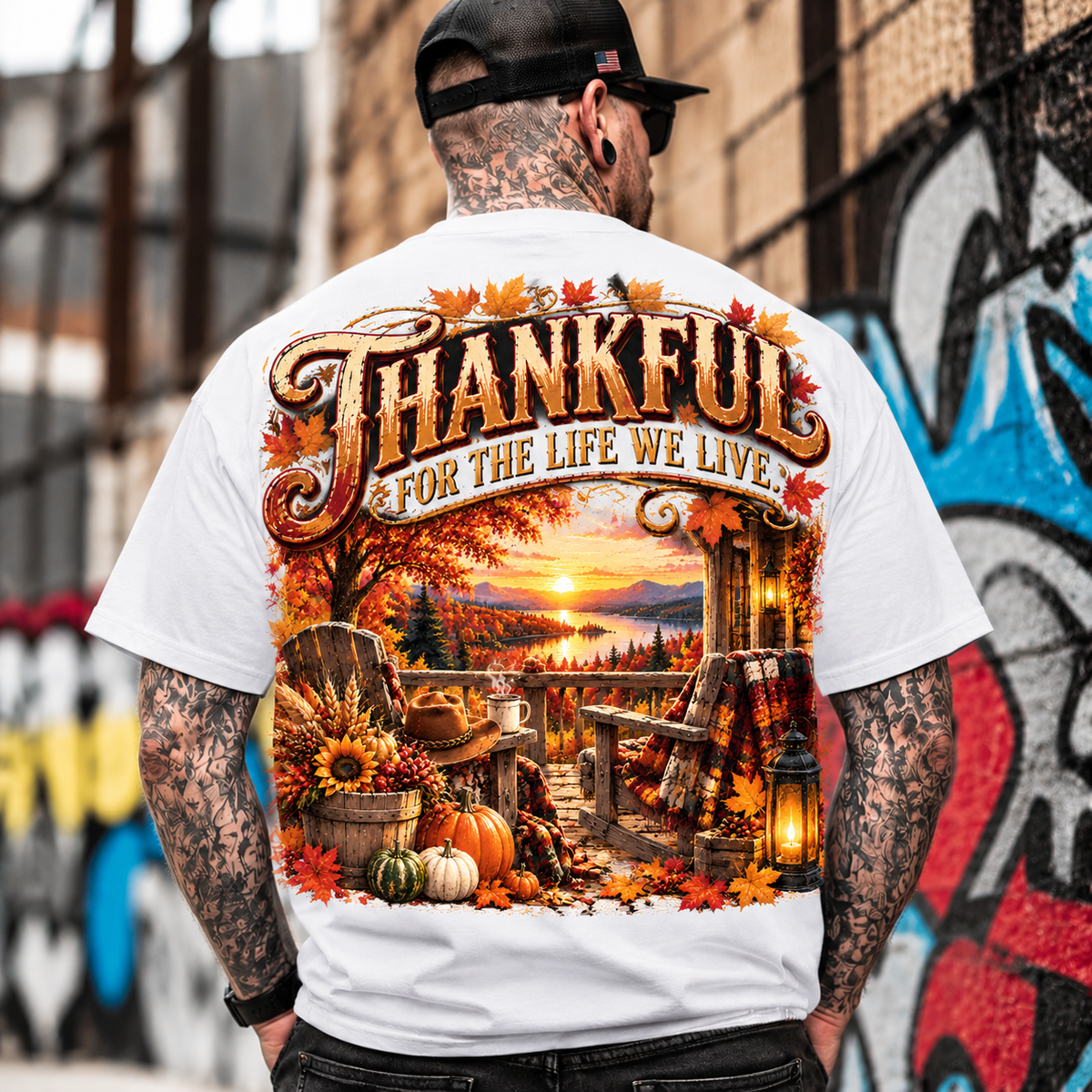Thankful for the Life We Live Tee