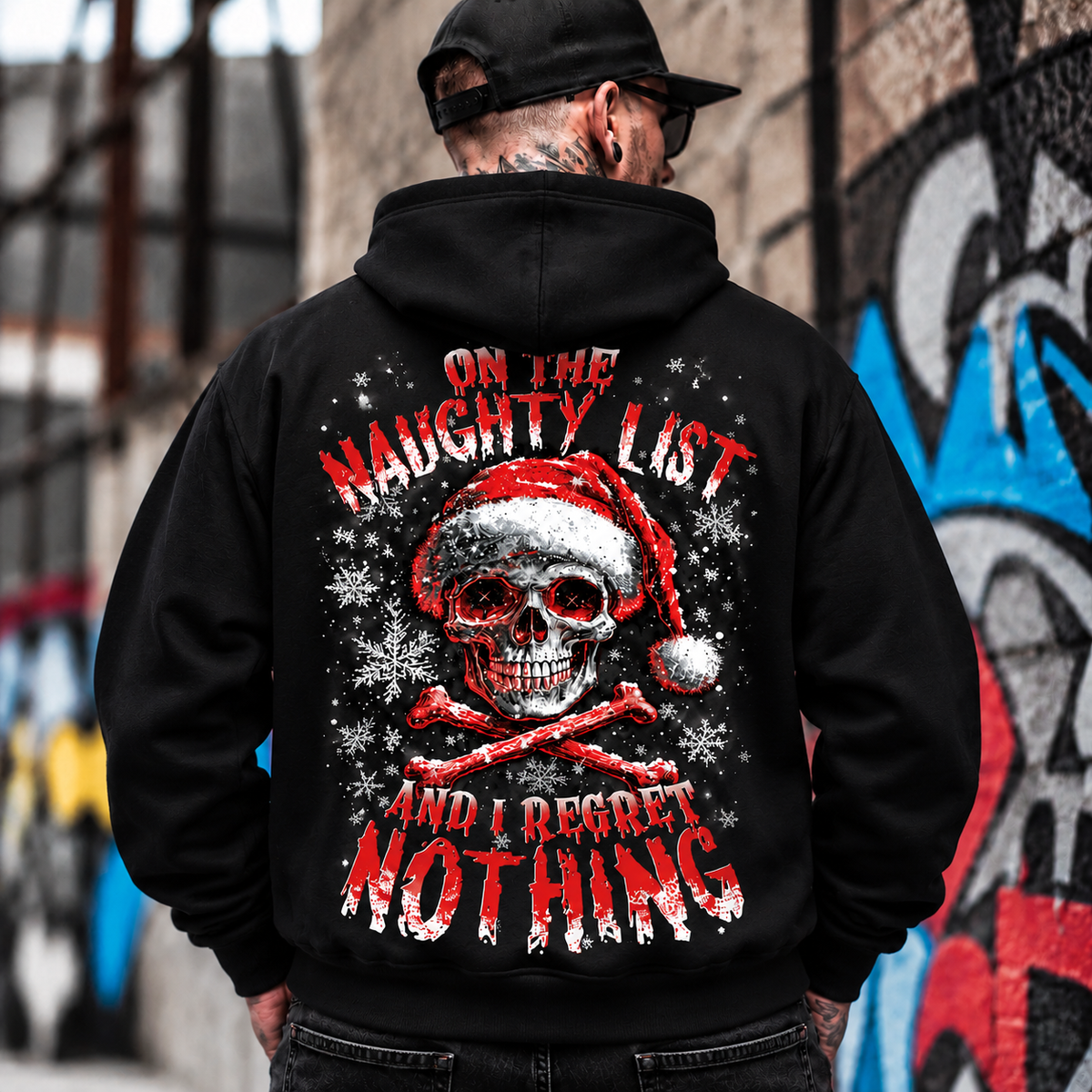 Naughty List Skull Christmas