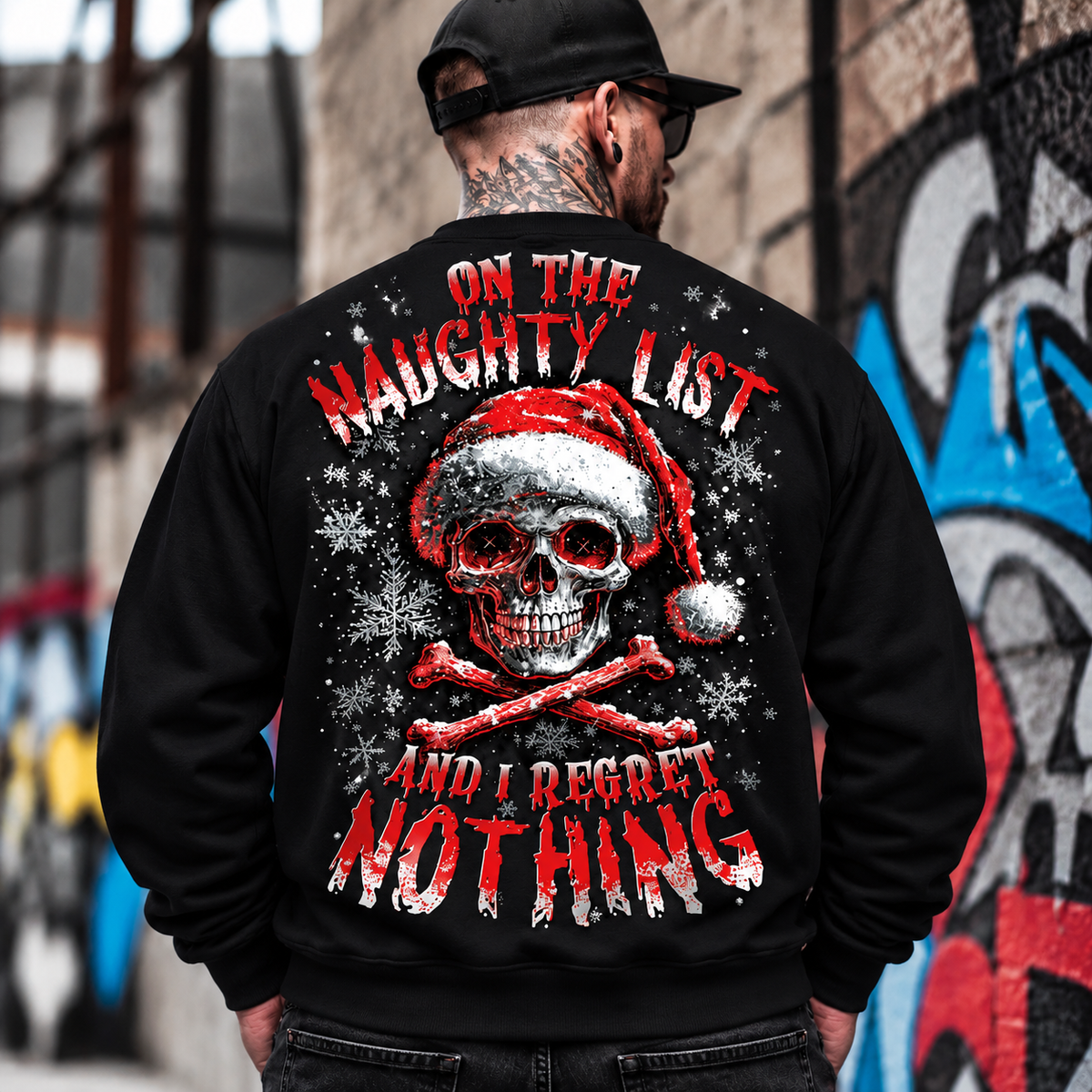 Naughty List Skull Christmas