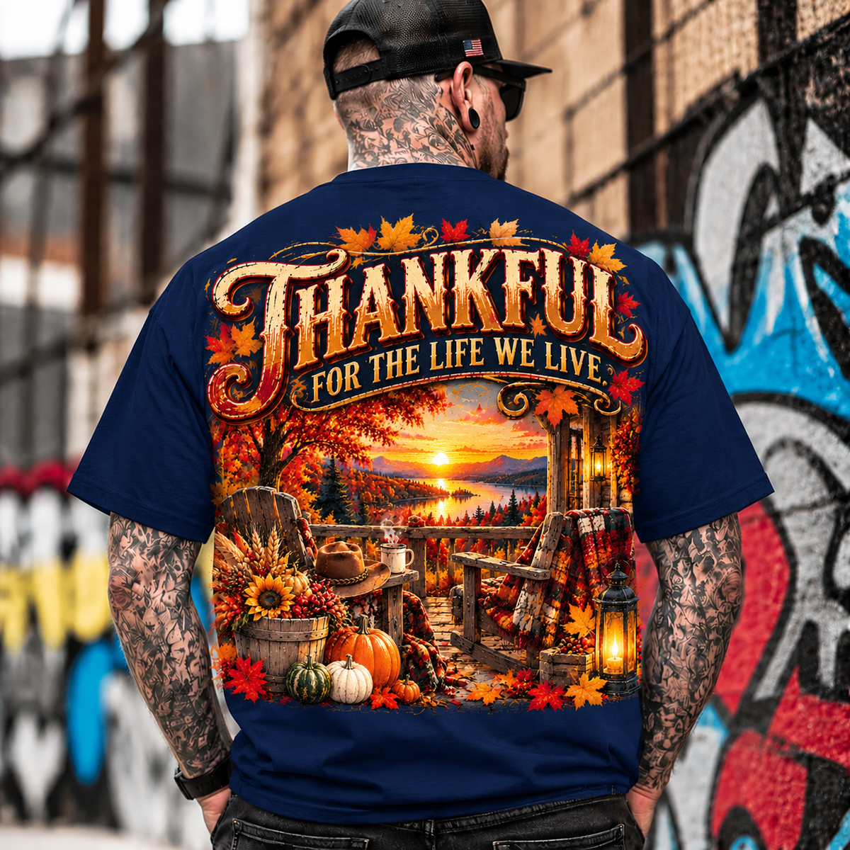 Thankful for the Life We Live Tee