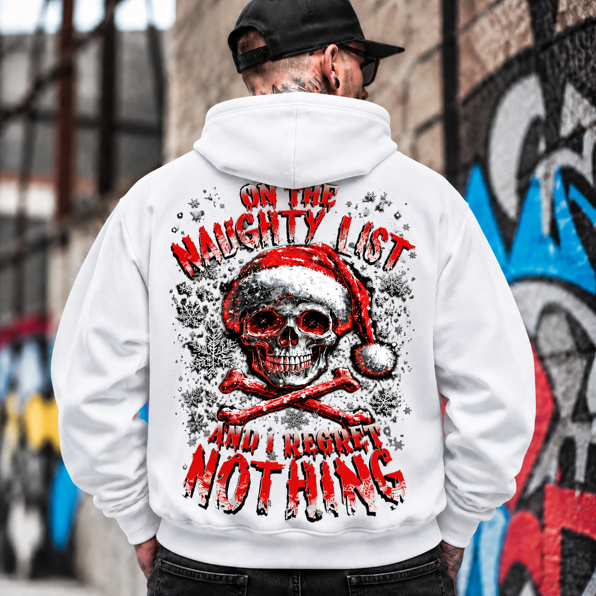 Naughty List Skull Christmas