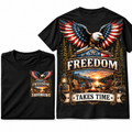 Patriotic Eagle Freedom Graphic Tee