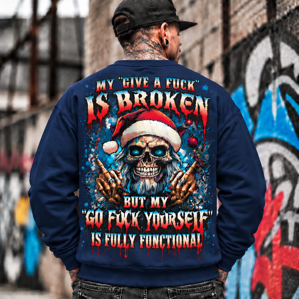MY GIVE A F*CK IS BROKEN — DARK CHRISTMAS EDITION