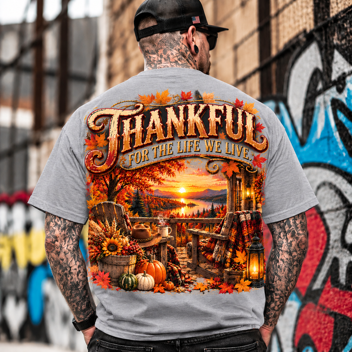Thankful for the Life We Live Tee