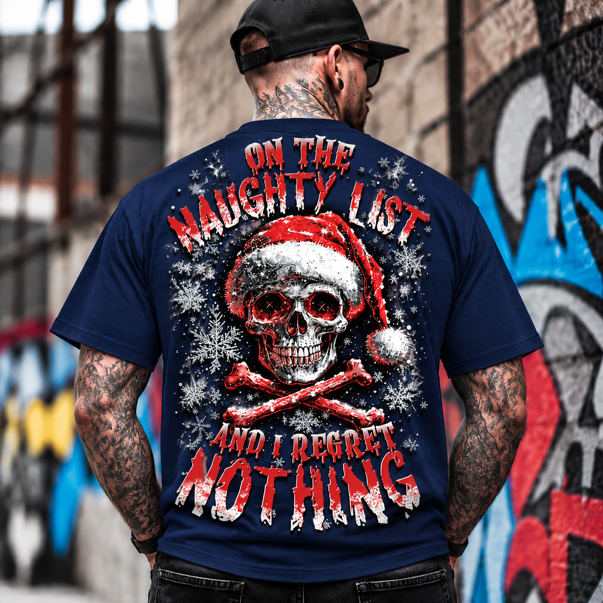 Naughty List Skull Christmas
