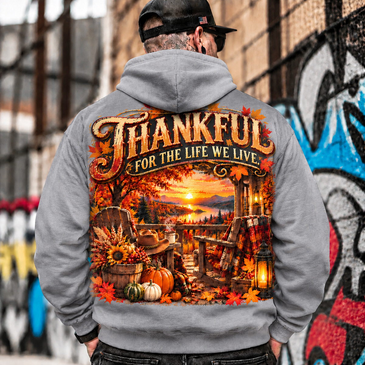 Thankful for the Life We Live Tee