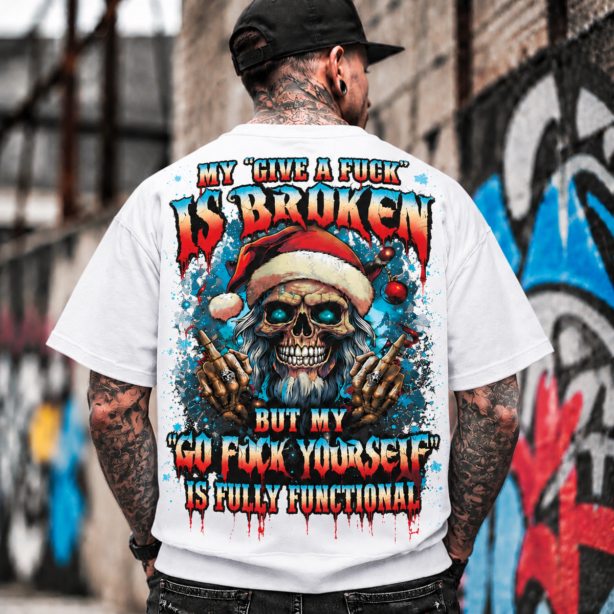 MY GIVE A F*CK IS BROKEN — DARK CHRISTMAS EDITION