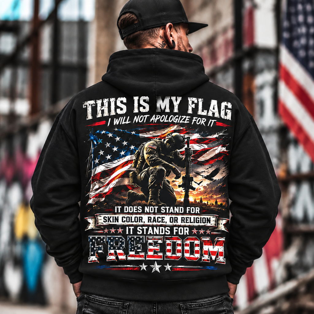 THIS IS MY FLAG – FREEDOM PATRIOTIC HOODIE