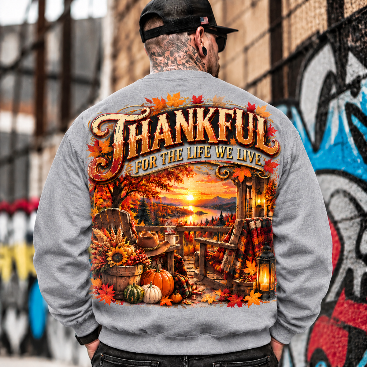 Thankful for the Life We Live Tee