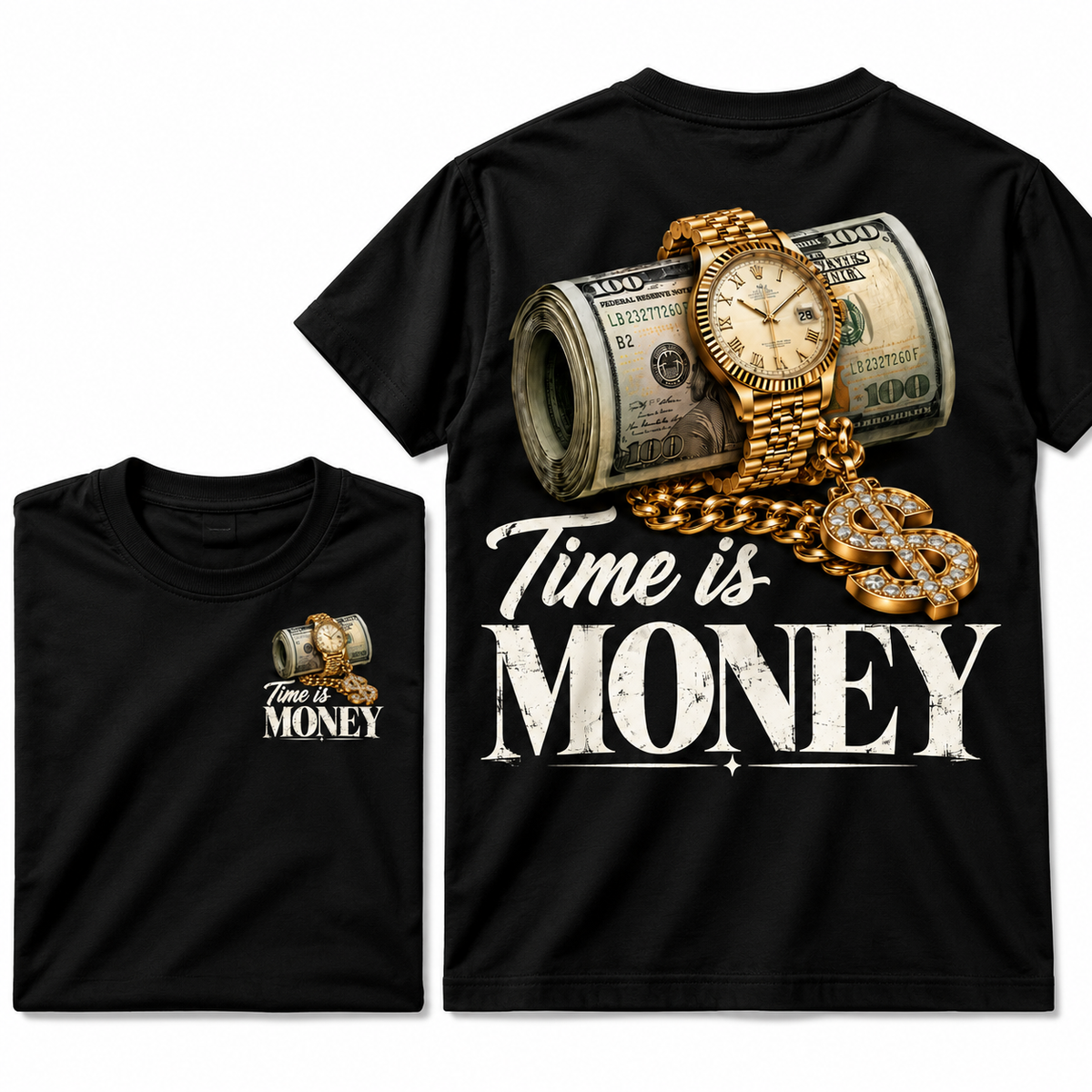 Time Is Money Graphic Tee