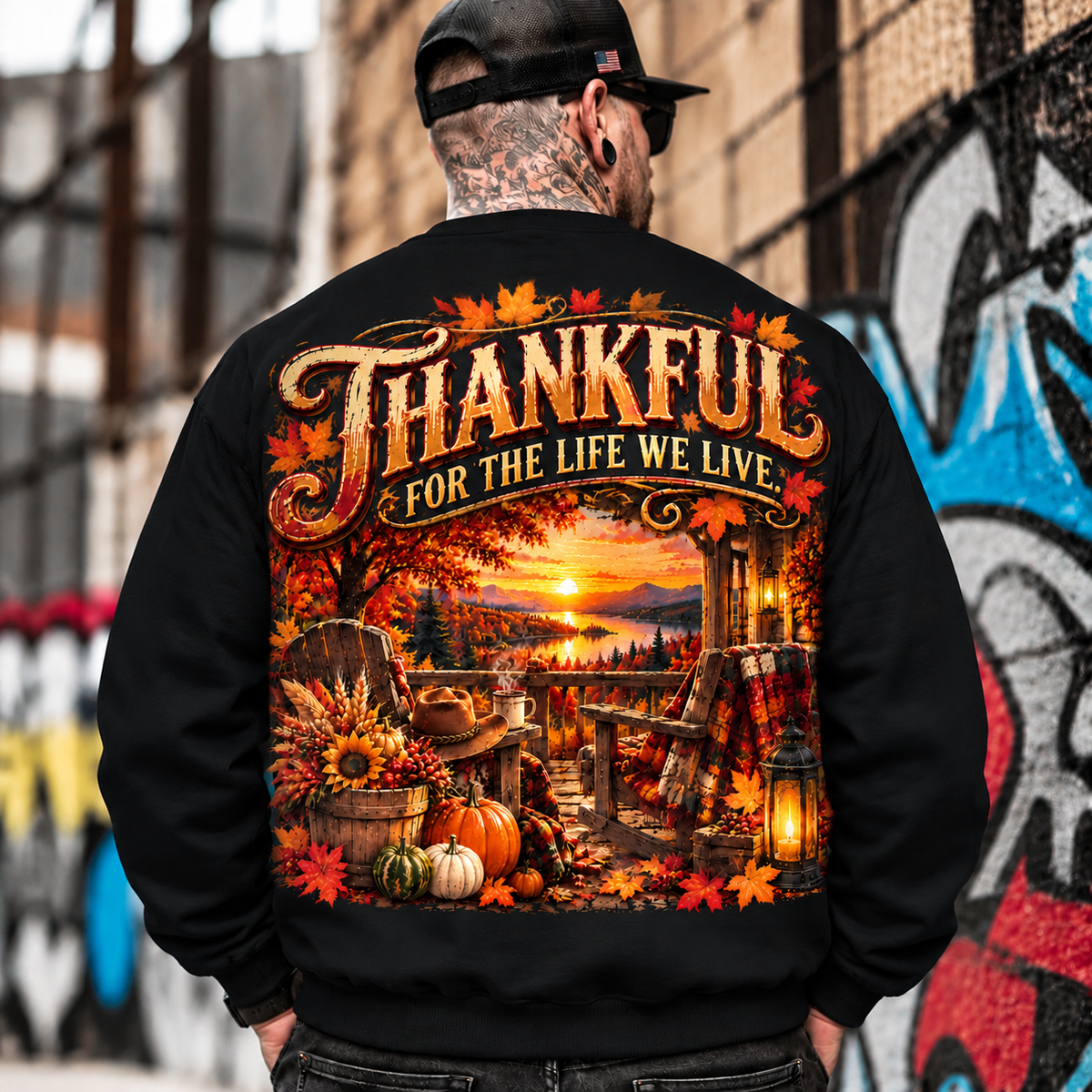 Thankful for the Life We Live Tee