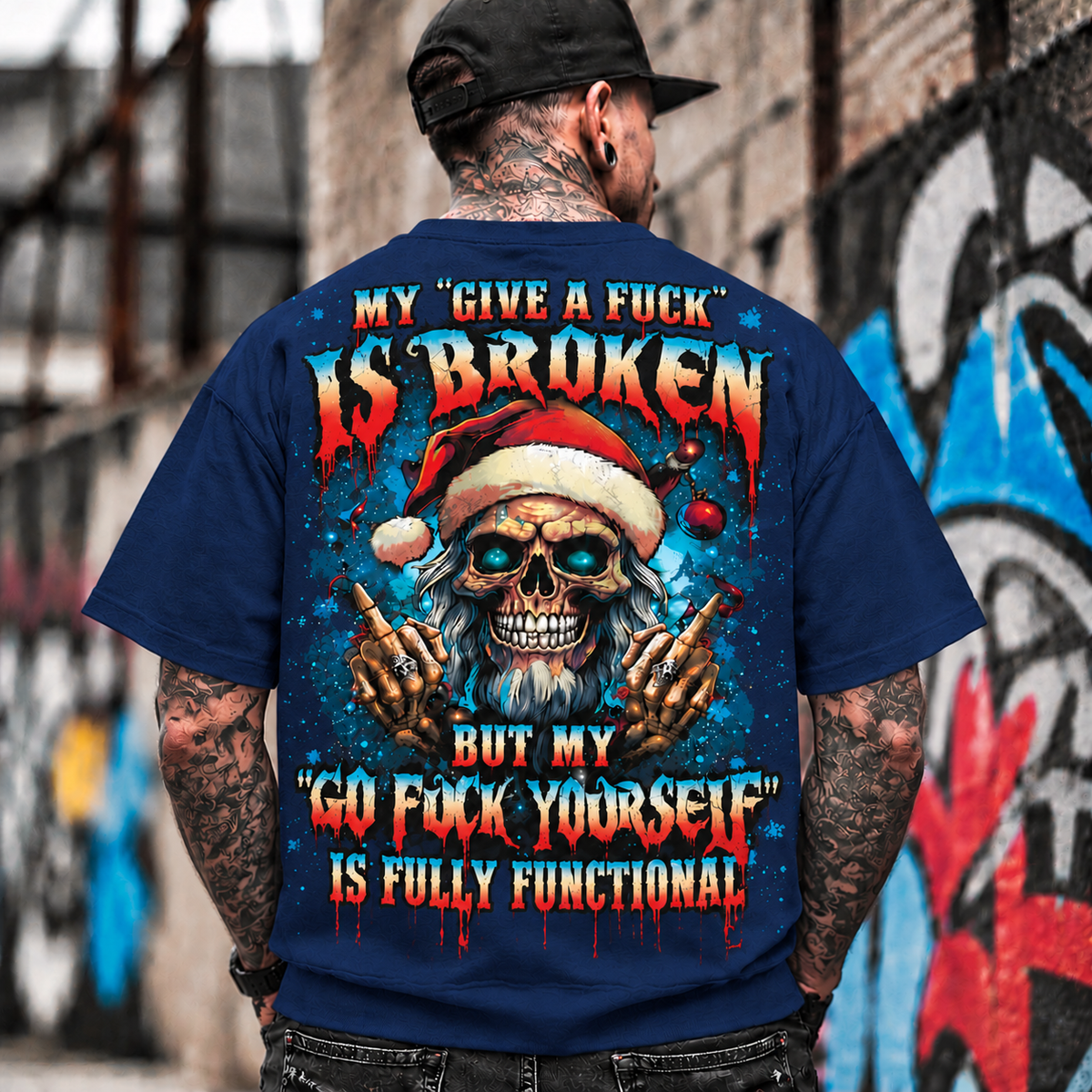 MY GIVE A F*CK IS BROKEN — DARK CHRISTMAS EDITION