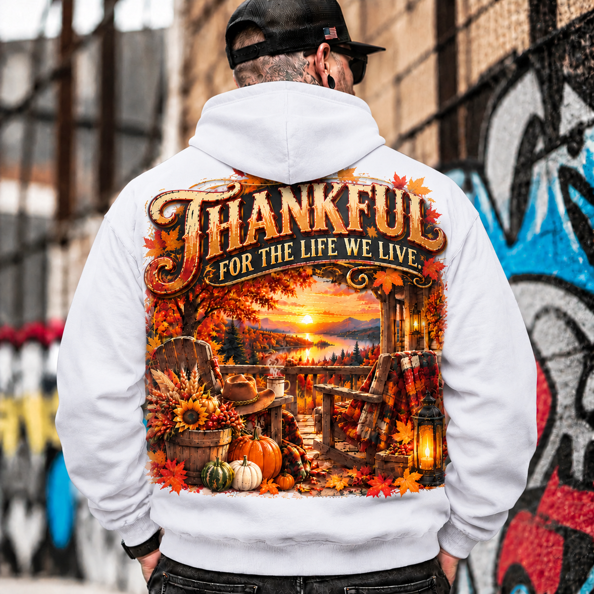 Thankful for the Life We Live Tee