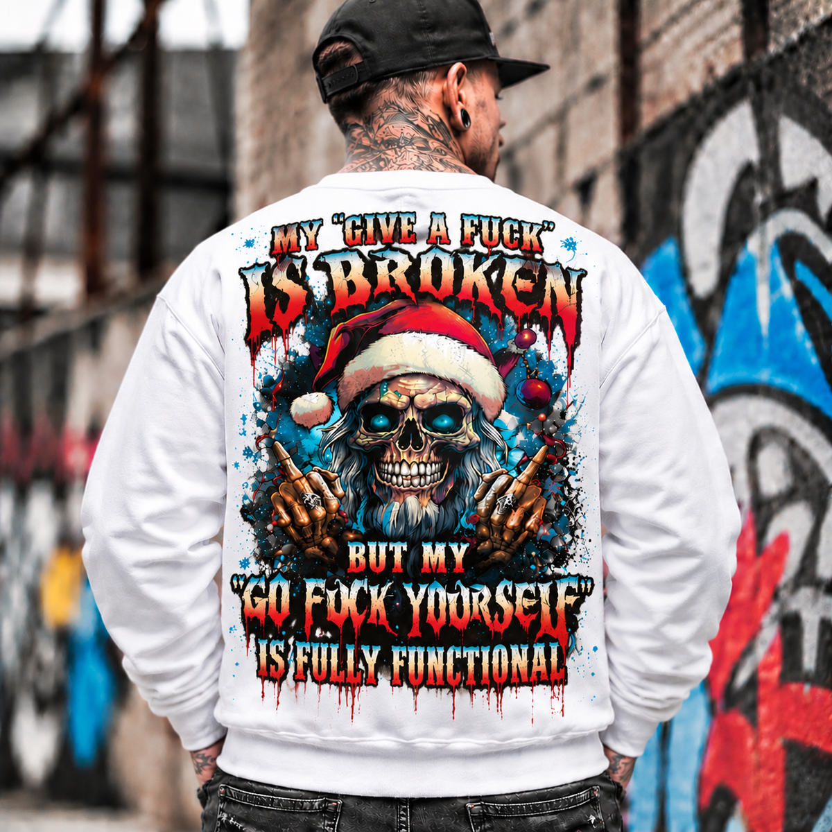 MY GIVE A F*CK IS BROKEN — DARK CHRISTMAS EDITION