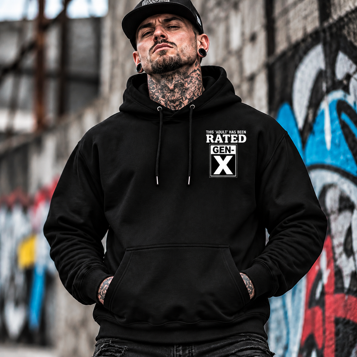 Gen X Rated Vintage Hoodie