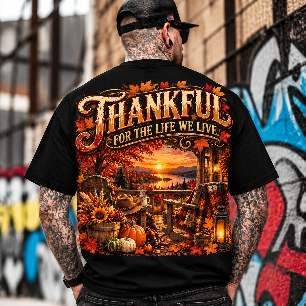 Thankful for the Life We Live Tee