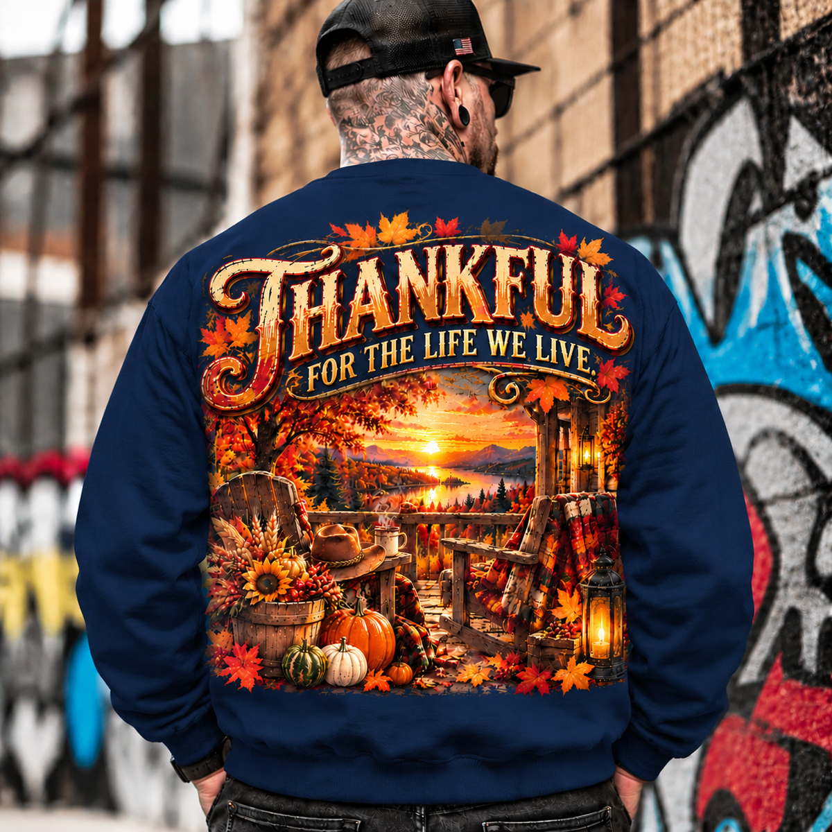 Thankful for the Life We Live Tee