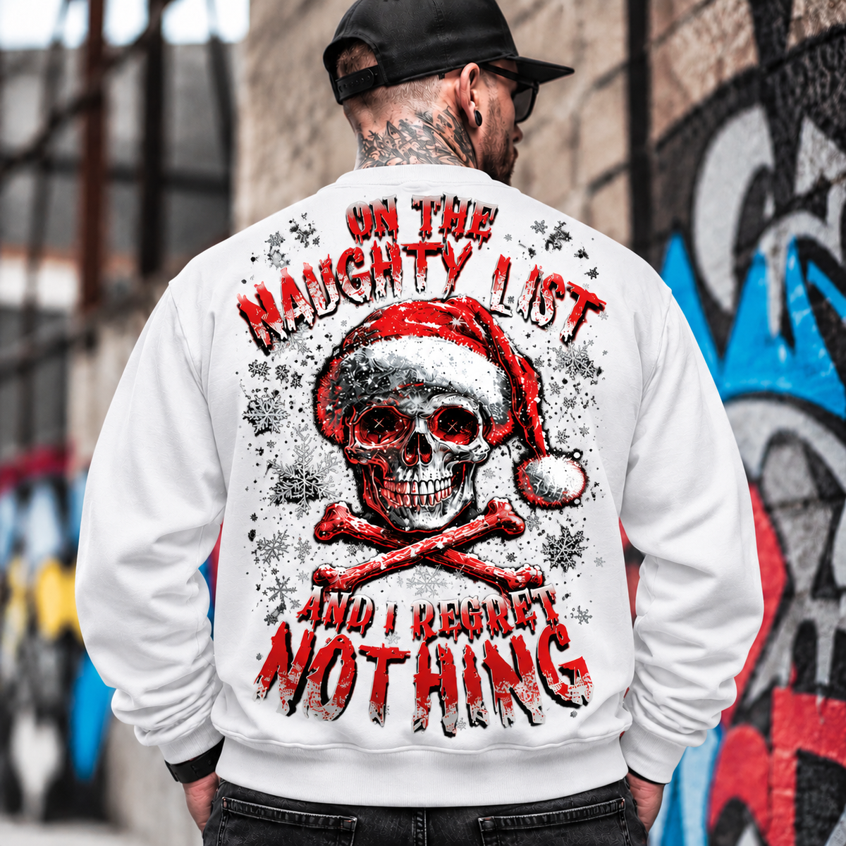 Naughty List Skull Christmas