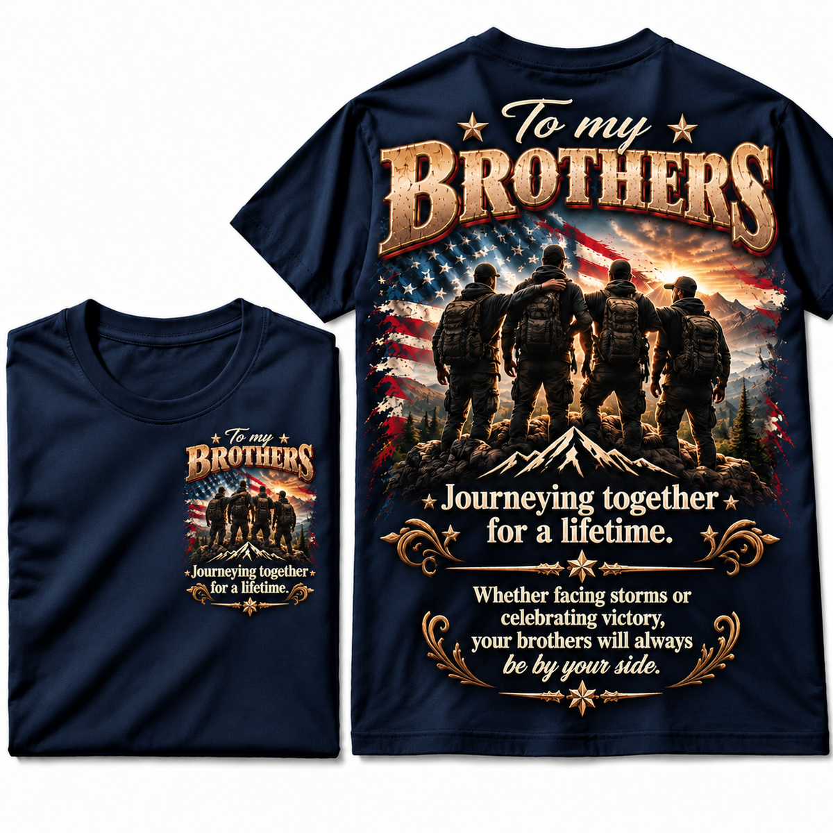 Brotherhood Journey Patriotic Tee