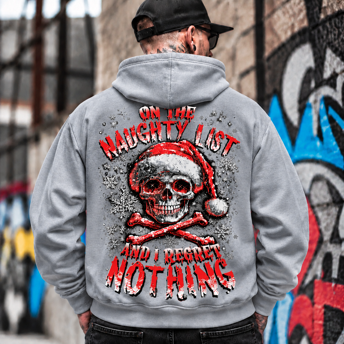 Naughty List Skull Christmas