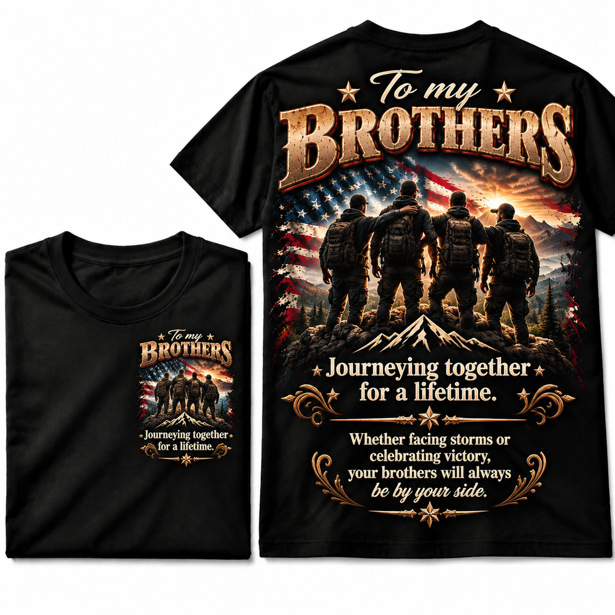Brotherhood Journey Patriotic Tee