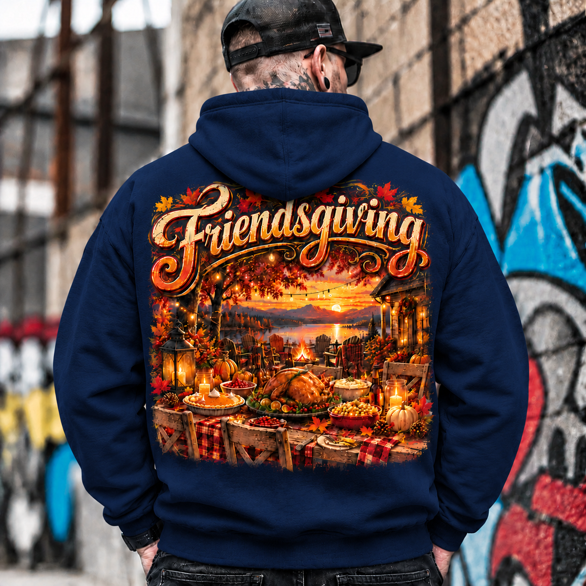 Friendsgiving Vintage Graphic