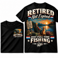 Retired Full-Time Fishing Tee
