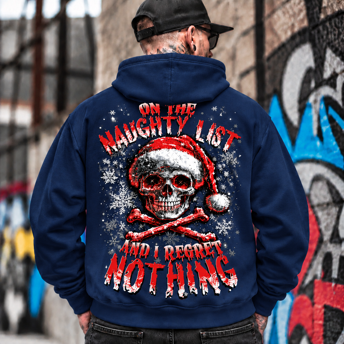 Naughty List Skull Christmas